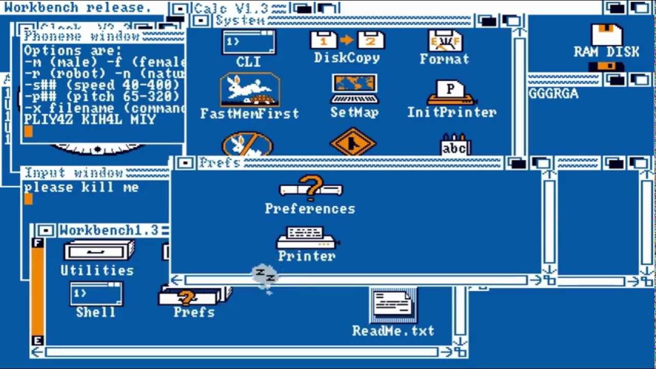 Amiga 500 Workbench